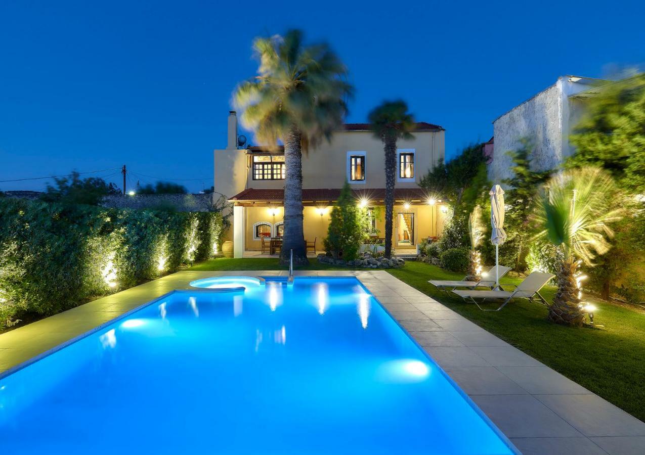 Castello Villa Daphnes - Private Pool & Whirlpool Dhafnes Exteriör bild