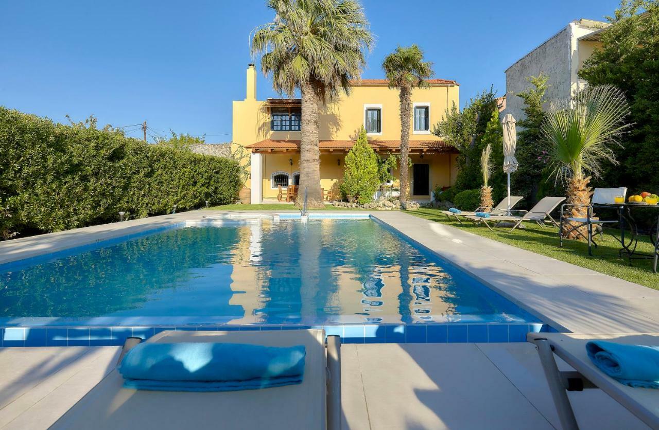 Castello Villa Daphnes - Private Pool & Whirlpool Dhafnes Exteriör bild